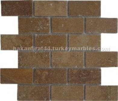 Brown Travertine Mosaic