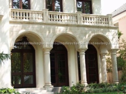 Limestone Balusters, Columns and Wall Panels