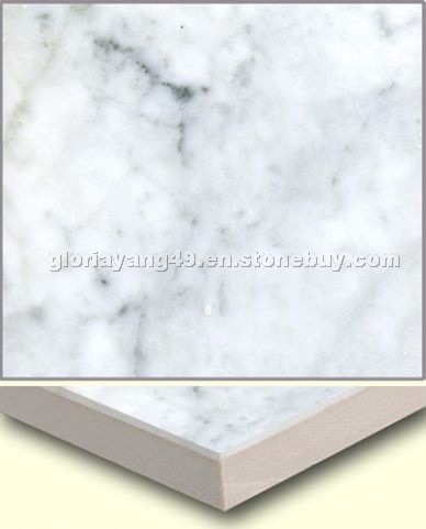 Volakas White Marble Laminated Tiles