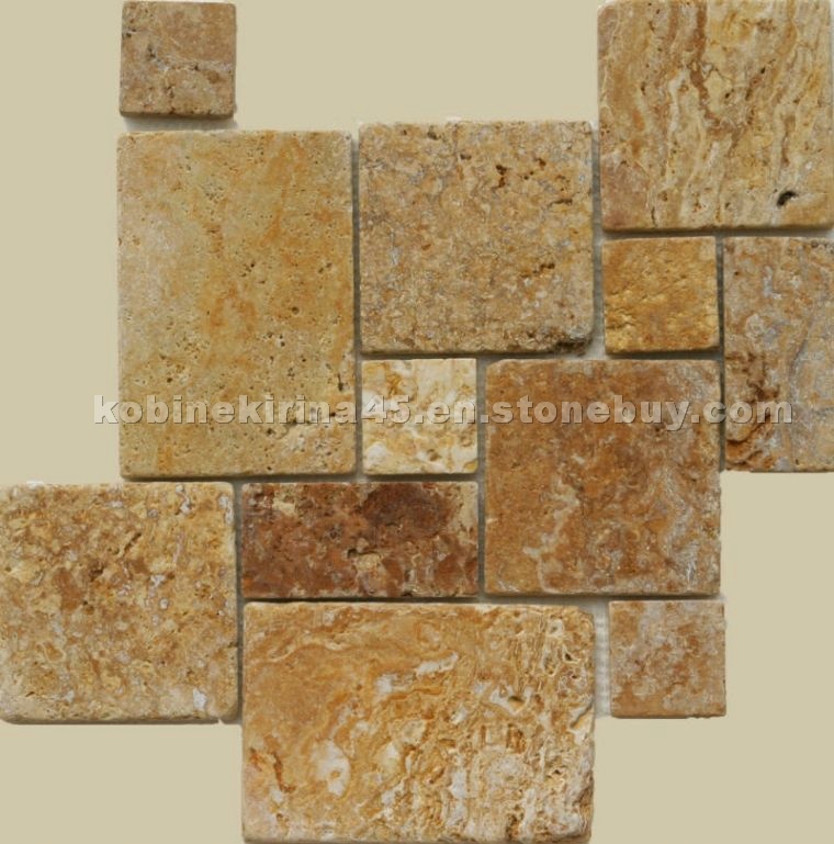 Antique Golden Travertine - Pattern Set