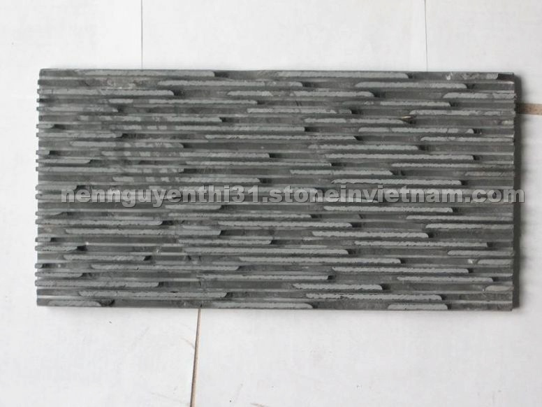 Decorative Blue Stone - Comb Chiseled