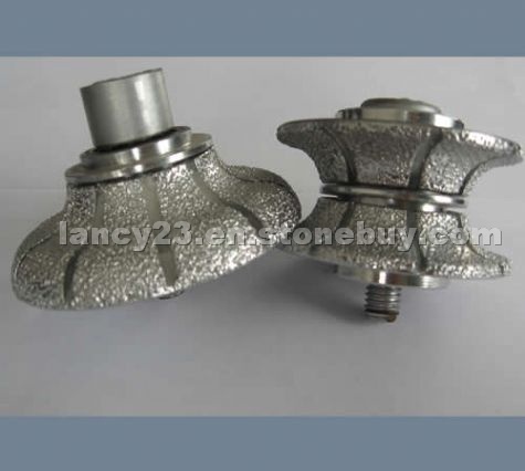 Vaccume brazed diamond router bit
