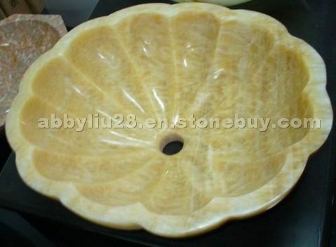 honey onyx basin sink