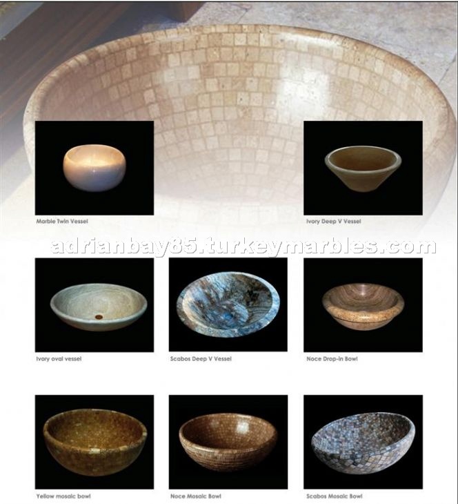 Bowl Travertine Sanitary Ware