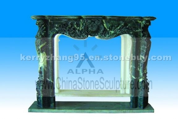 supply Hand Carved Marble Fireplace Mantle & Surro
