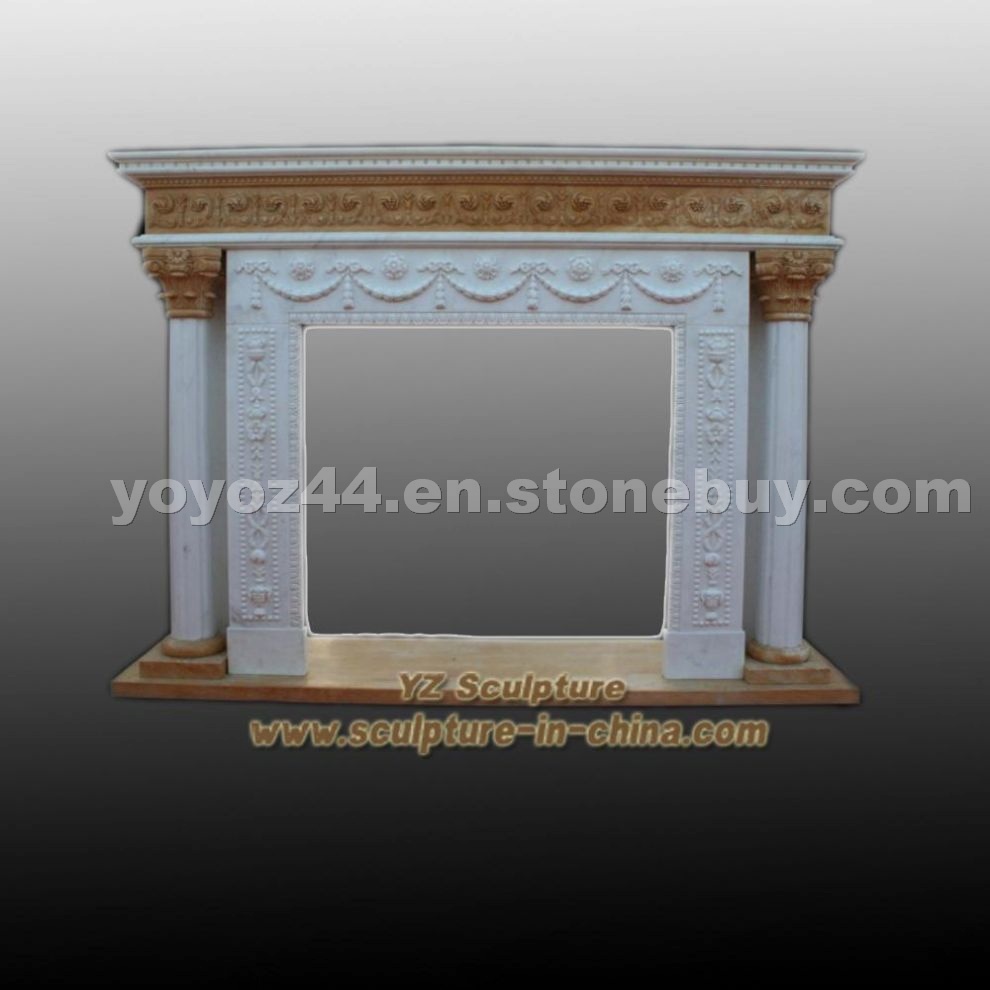 Mixed Color Fireplaces