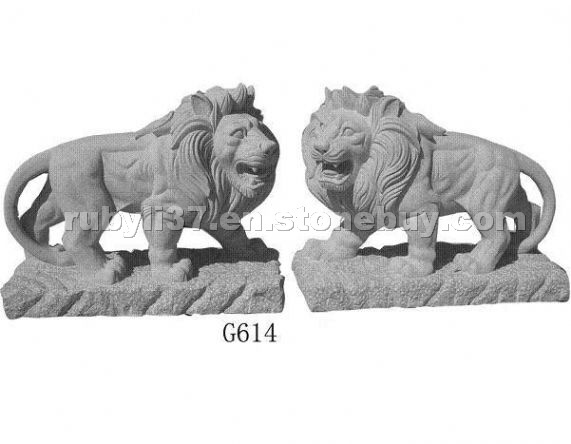 G614 Granite lion sculpture
