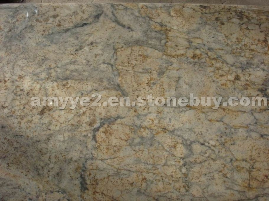 Golden Beach granite prefabricated countertop big