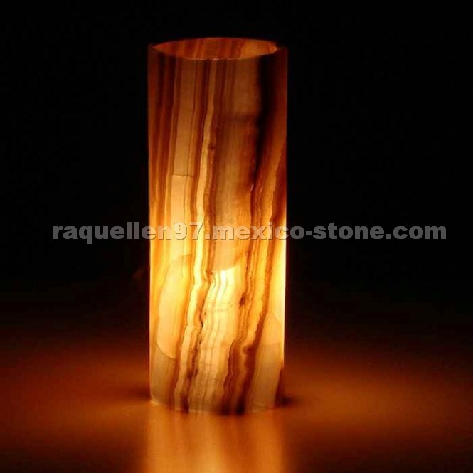 Lamp Onyx, Onyx Craft, Marquetry Onyx