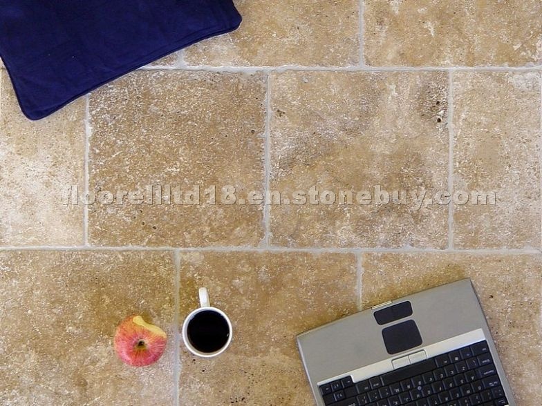 Noce Travertine Tiles - Tumbled
