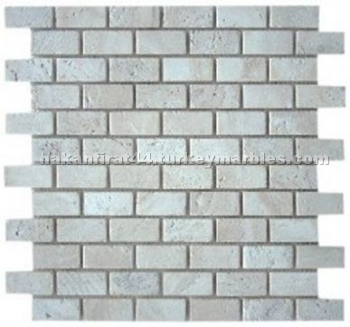 White Travertine Mosaic