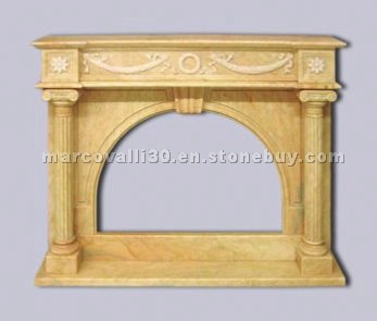 Rosa Portogallo Salmonato Fireplace