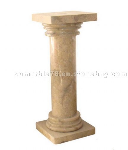 Champagne Marble Pedestals and Columns