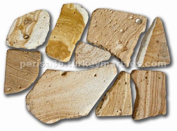 Aged Polygonal Bergama Colorful 168