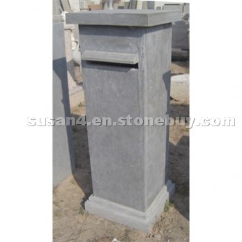 Chinese Blue Limestone Mailbox