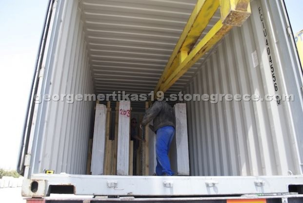 Kavala Semi White Marble Slabs
