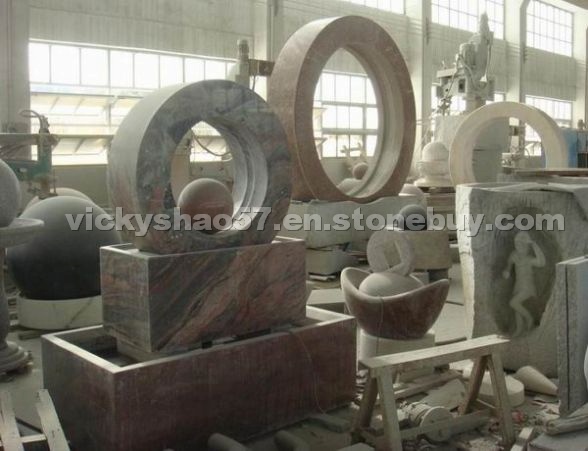 Fountain wheel granite