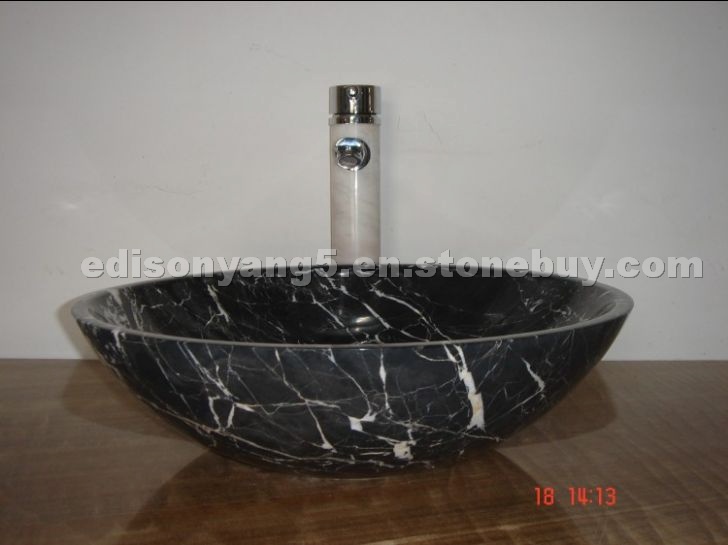 Basin, Black Marble Sink (YSB003)