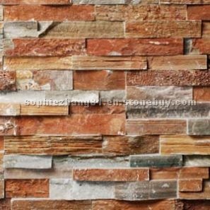 Slate culture stone, stack stone