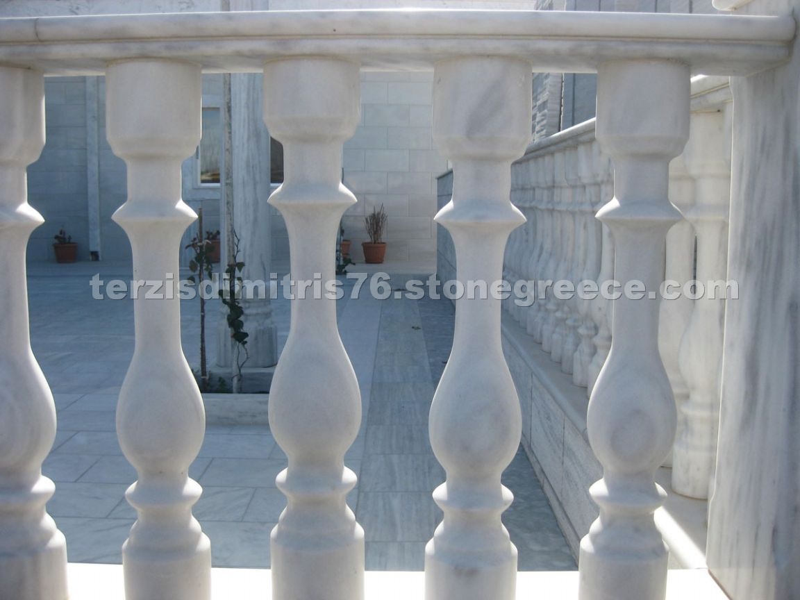 Kavalas Marble Balustrade, Railings