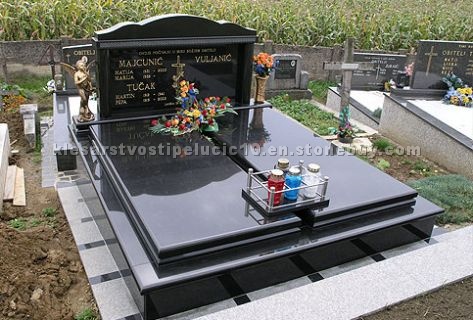 family grave-stones, monuments