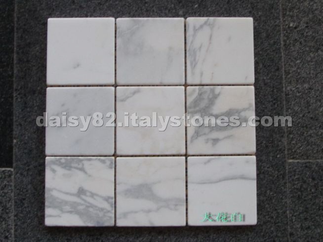 Arabescato Tumbled Mosaic