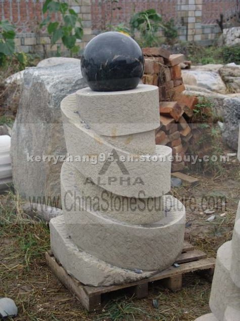 Hand Carved Natural Stone Water Fountains