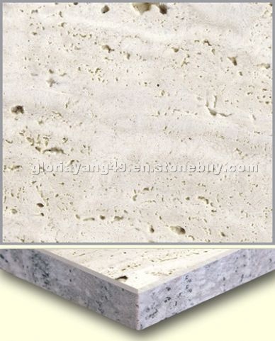 Travertine Granite Backed Laminated Tile