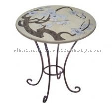 mosaic table and chair
