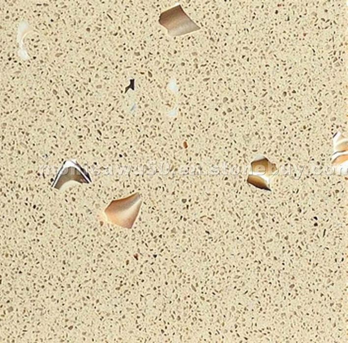 Engineered Quartz with Shells - YQ001K
