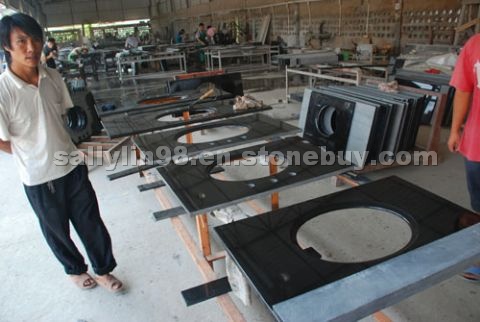 Nero Assoluto China Vanity Top