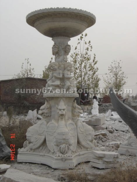 marble fountain