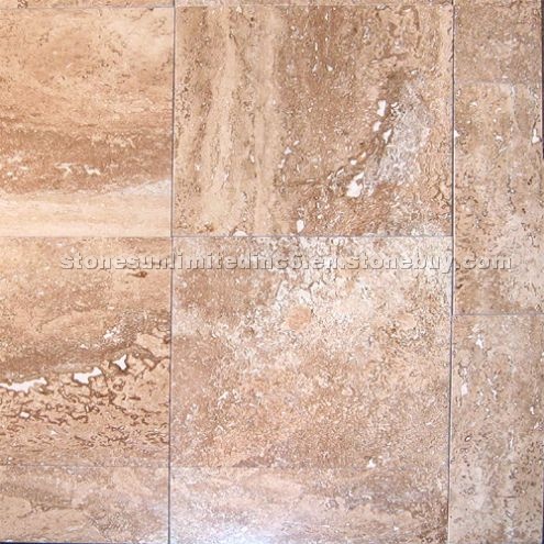 Walnut Travertine tiles 12x12