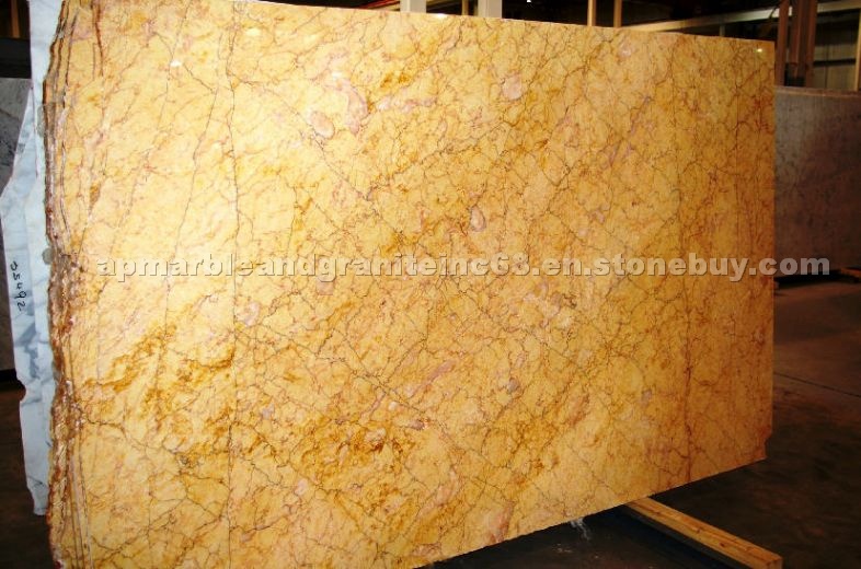 Crema Valencia marble slabs