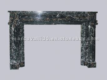 Nero Portoro Fireplace
