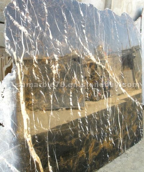 Black Gold Marble Slabs