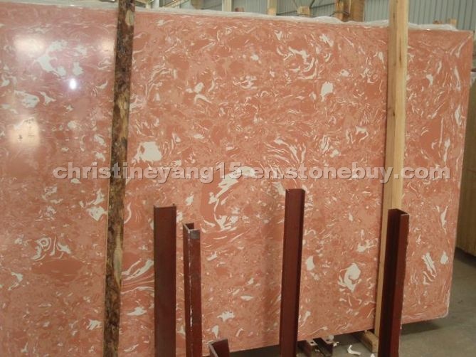 Artificial Stone Pink Rose