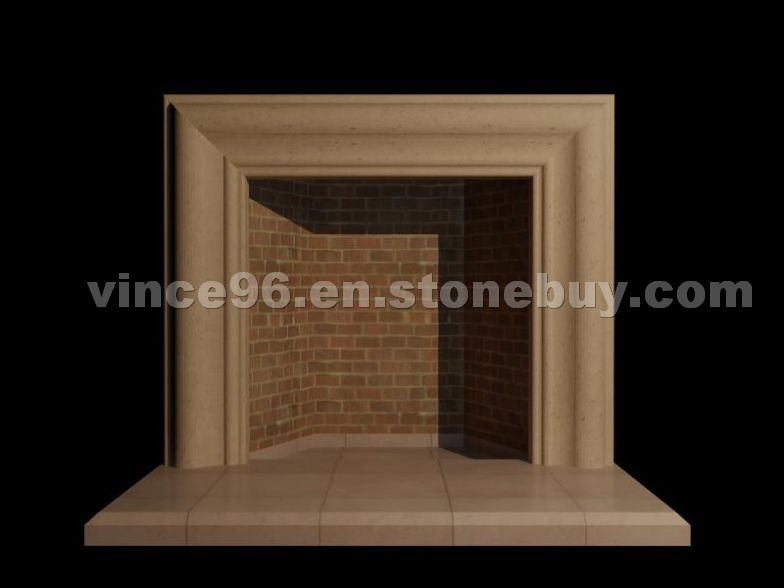 Marseille Square Fireplace