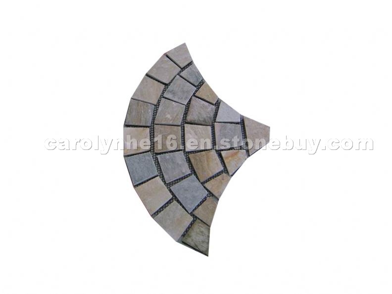 Meshed Slate Paving Stone