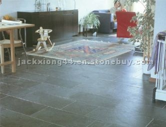 blue black flooring slate