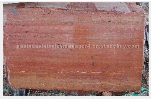 Travertino Rosso Persiano Slabs