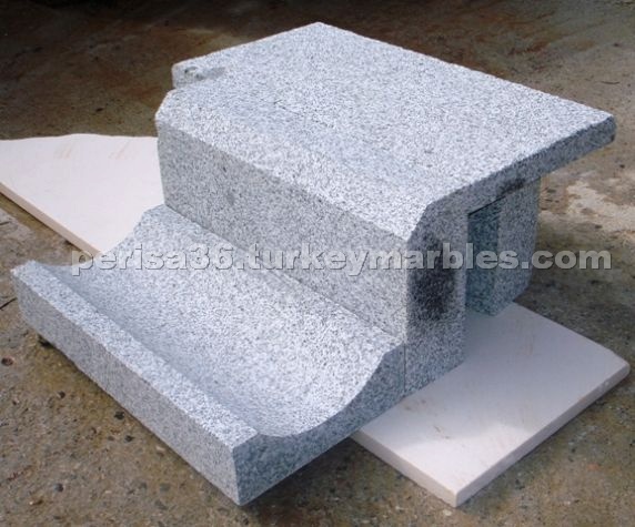 Sidewalk Application of Granite Cinctured Rain Duc