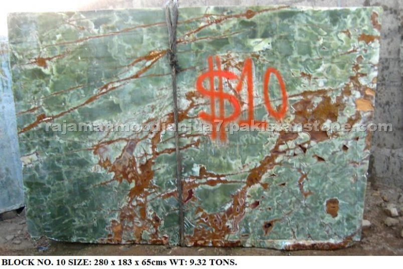 Green Onyx Pakistan Blocks