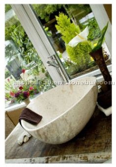 Triangle Limestone Bowl