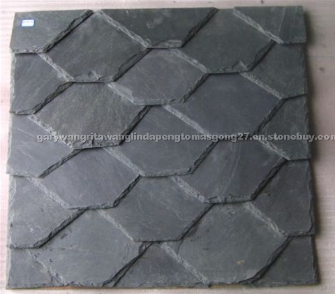 Dark Grey Slate Roof Tiles