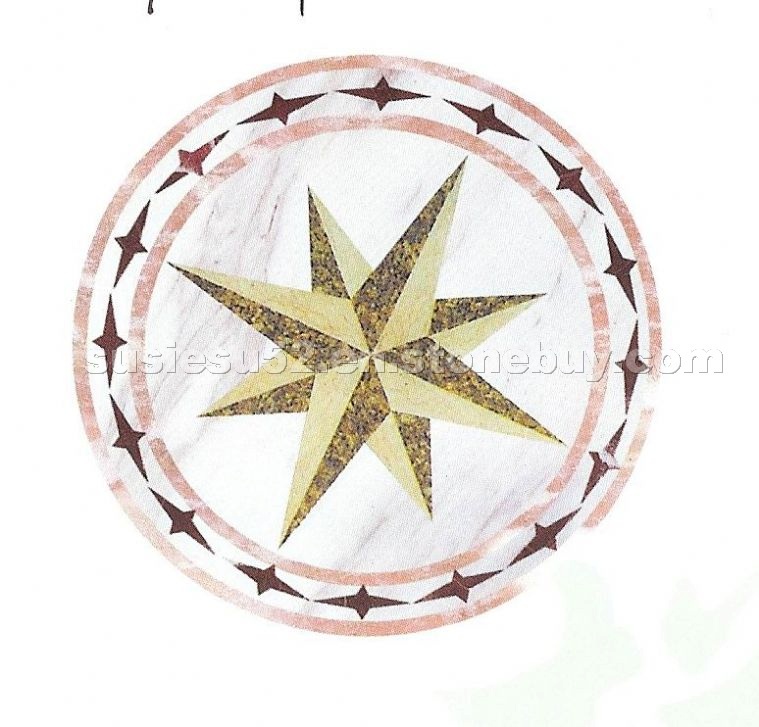 Marble, Granite Mosaic Inlay Pattern