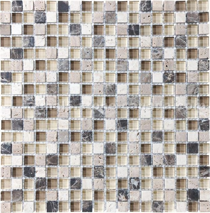 Cappucinno glass stone mosaic