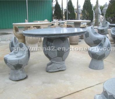 stone table and bench