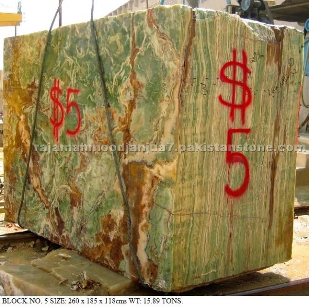 Multicolor Green Onyx Blocks 5