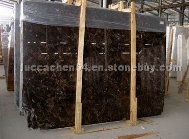 Dark Emperador marble tile and slab